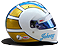 Johnny Cecotto Jr. 2013 GP2 Helmet - Right Side