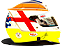 Jon Lancaster 2013 GP2 Helmet - Right Side