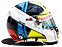 Julian Leal 2013 GP2 Helmet - Right Side