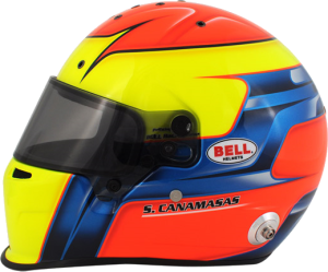 Sergio Canamasas 2013 GP2 Helmet - Left Side