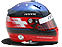 Simon Trummer 2013 GP2 Helmet - Right Side