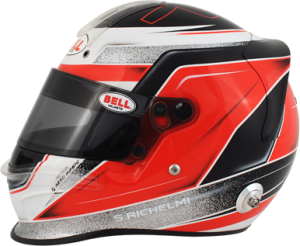 Stephane Richelmi 2013 GP2 Helmet - Left Side